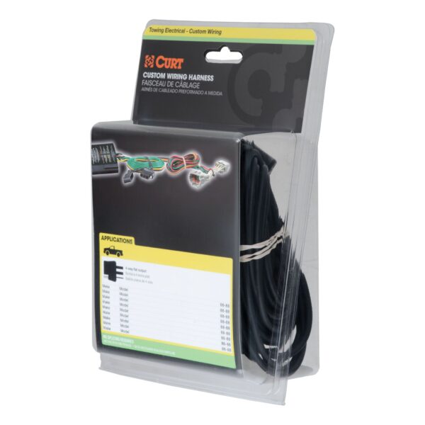 Custom Wiring Harness, 4-Way Flat Output, Select Ford Edge Titanium